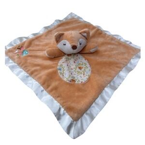 Douglas Baby Fox Lovey Security Blanket‎ Plush Stuffed Animal Toy Orange White
